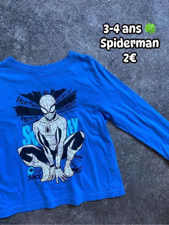 T-shirt 🍀 3-4 ans 🍀 Spiderman