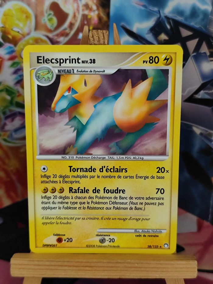 Elecsprint niv 38 rare 28/123 Trésors Mystérieux