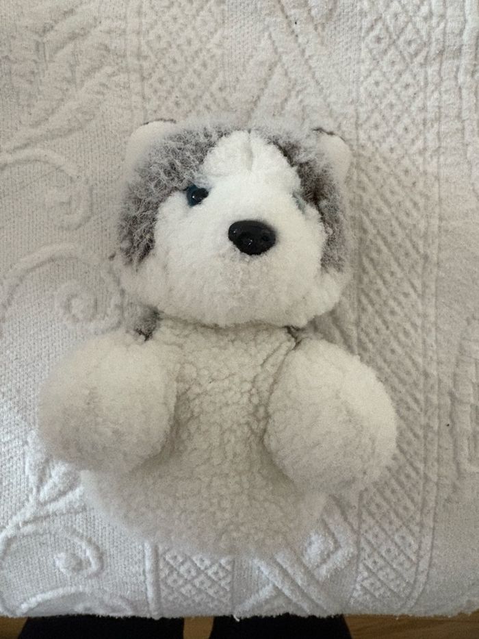 Peluches chiens husky - photo numéro 3