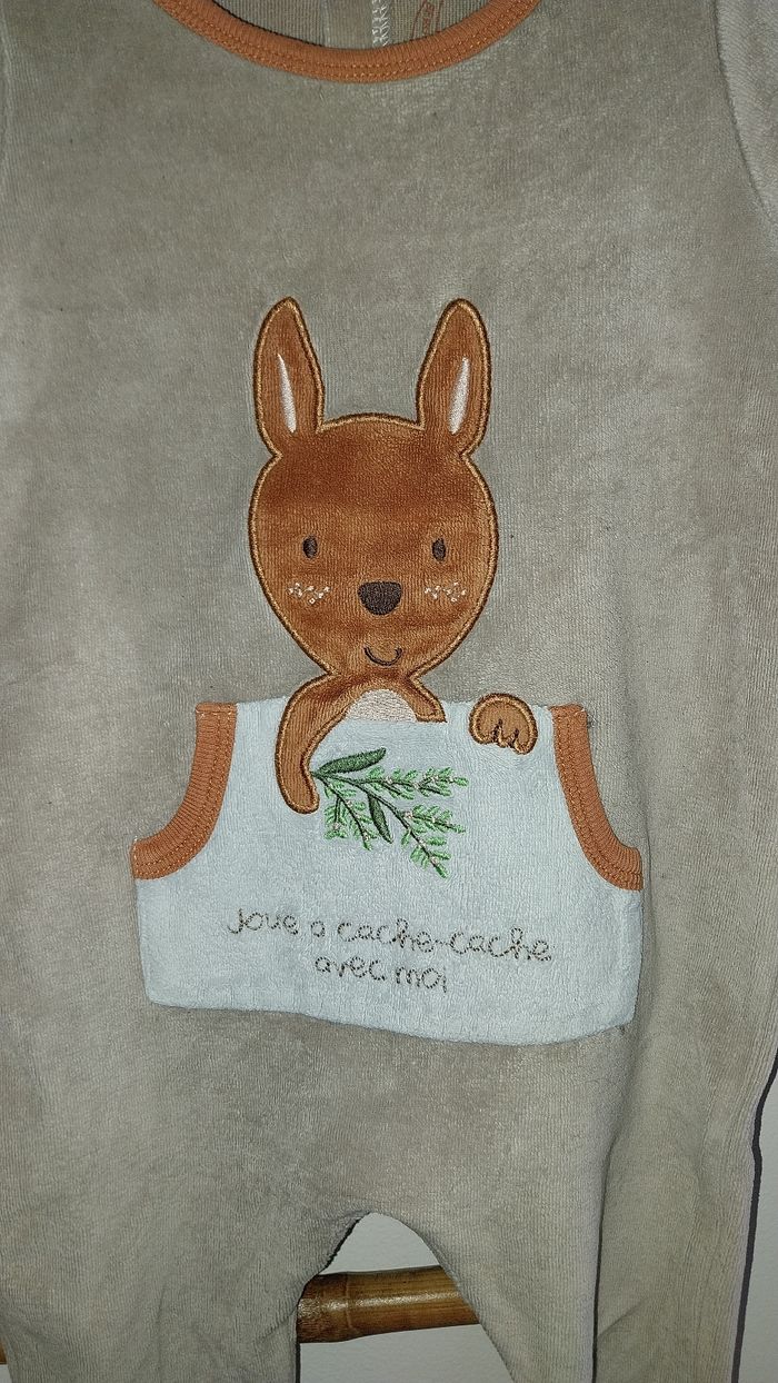 Pyjama/ Dorsbien/ Grenouillère Sergent Major et son bonnet excellent état 12 mois - photo numéro 3