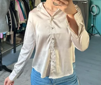 chemise satin shein