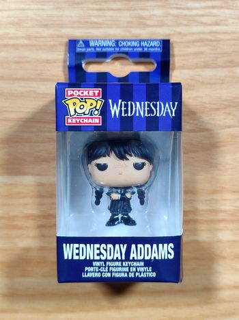 Pocket Pop! Keychain : Wednesday Addams (Mercredi) - NEUF