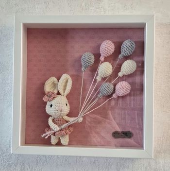 Cadre personnalisé lapin