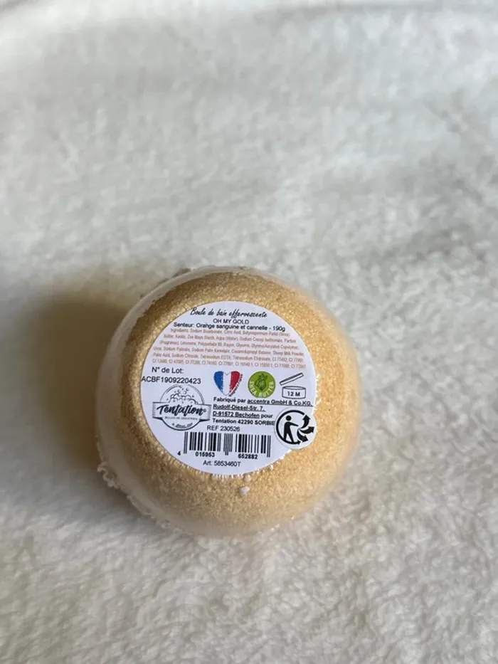 Bombe de bain orange sanguine - photo numéro 2