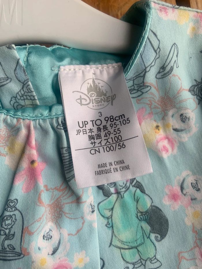 Robe bleu princesse animators Disney 3ans - photo numéro 2