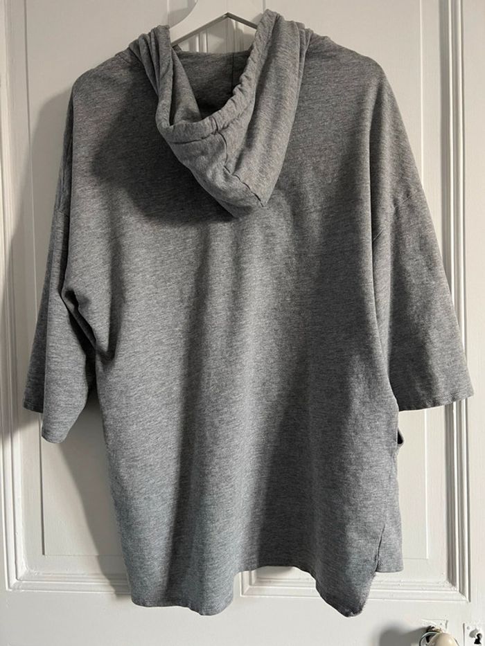 Sweat léger Zara gris taille S - photo numéro 3