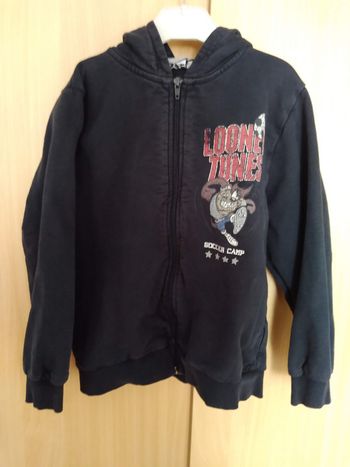 Sweat à capuche zippé Looney Tunes taille 10 ans