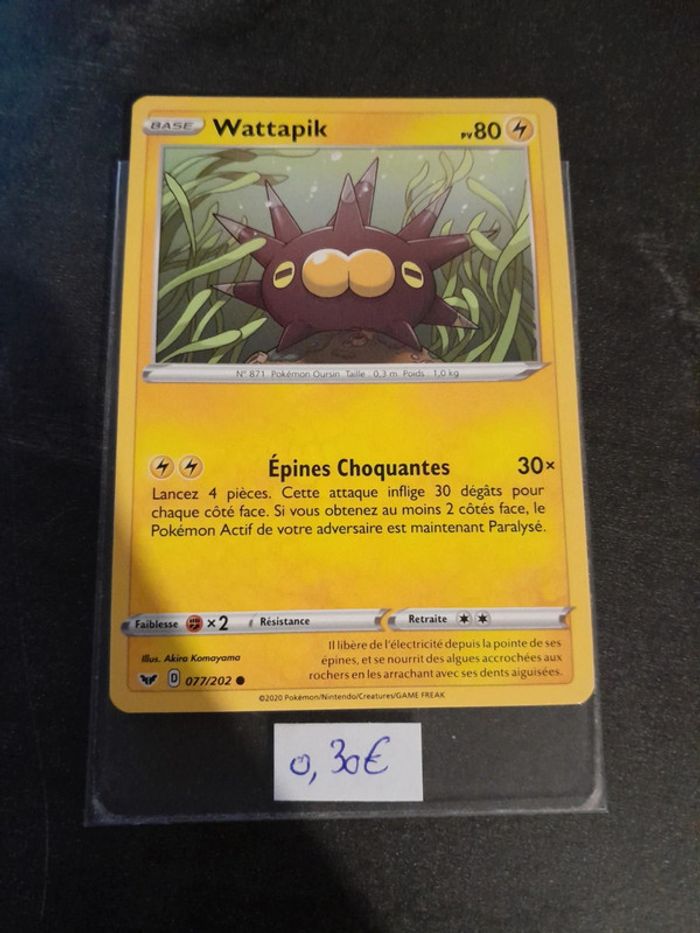 Carte Pokémon Wattapik 77/202