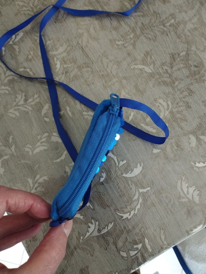 Pochette à bandoulière sequins fille - photo numéro 4