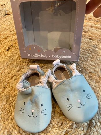 Chaussons bébé fille 6 mois Moulin Roty