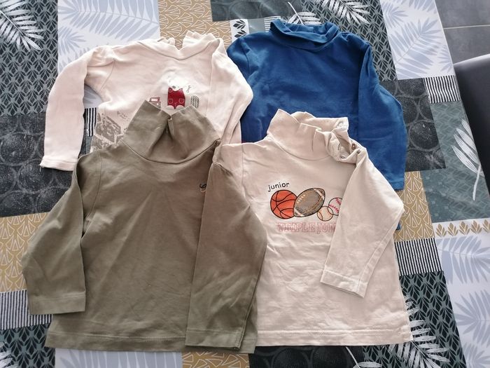 Lot s-shirt manche mongue