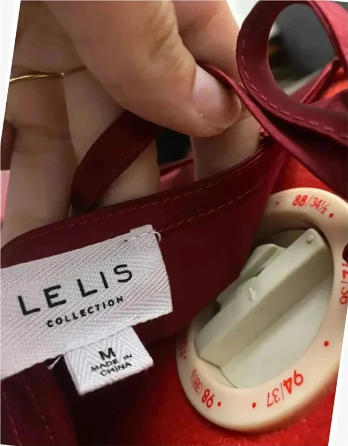 Top drapé satiné bordeaux Le Lis - photo numéro 4