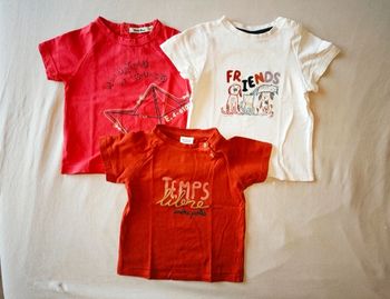 Joli lot de 3 tee-shirts courtes manches 23 mois Tape à l'oeil