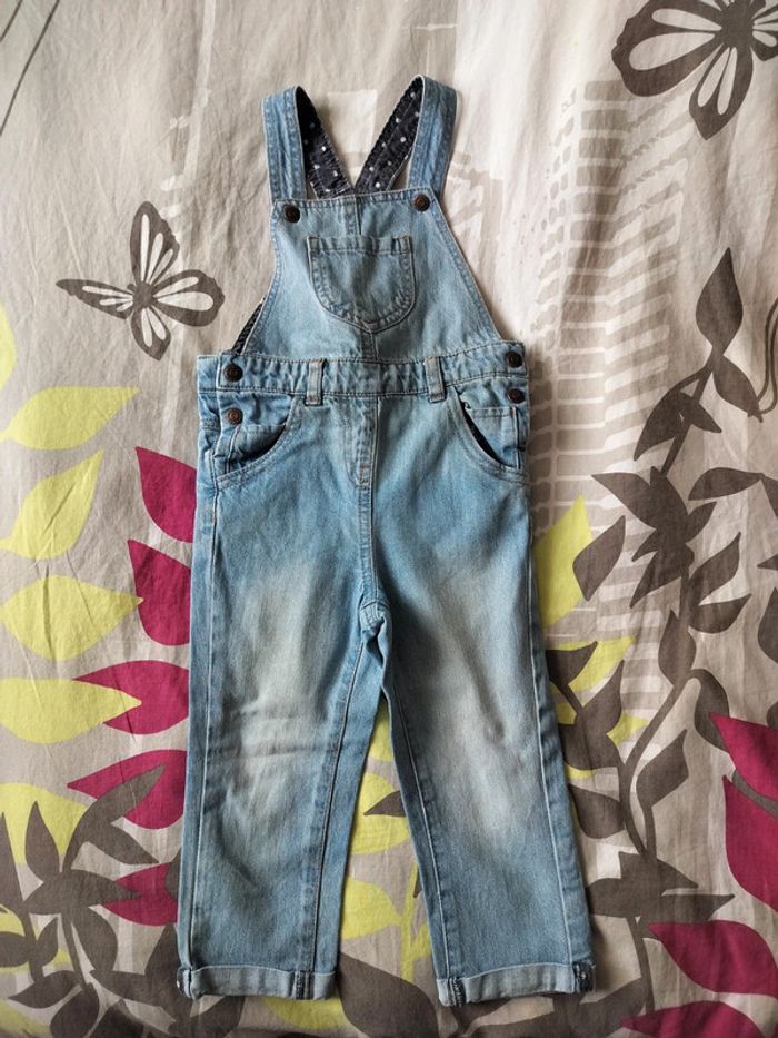 Salopette en jean 24 mois