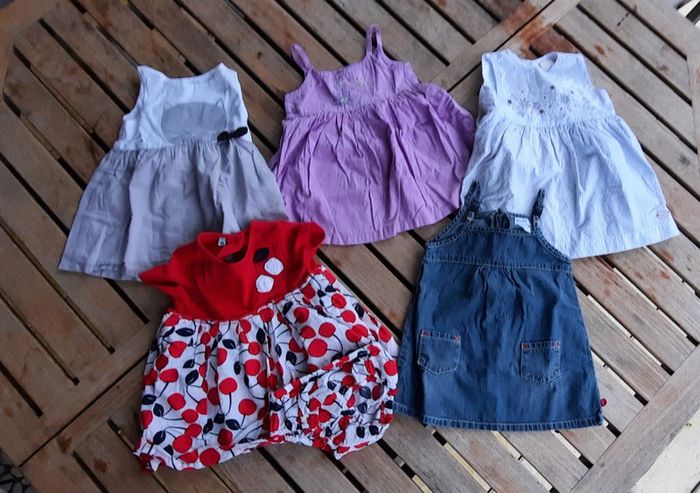 Lot de 20 vêtements pour fille 6 mois été, lot 1 - photo numéro 2