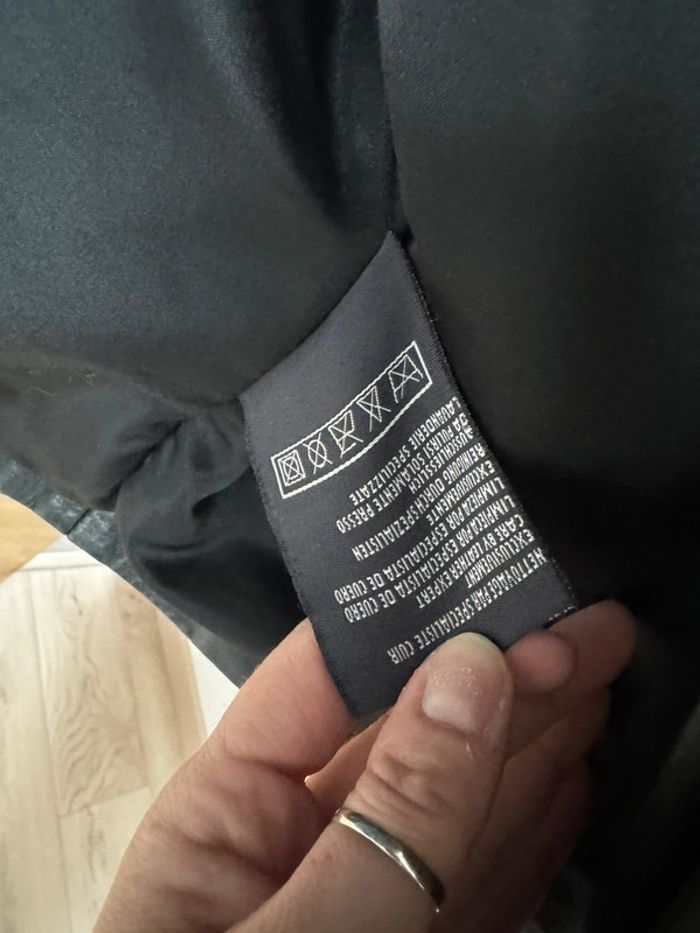 Manteau cuir chevignon L - photo numéro 6