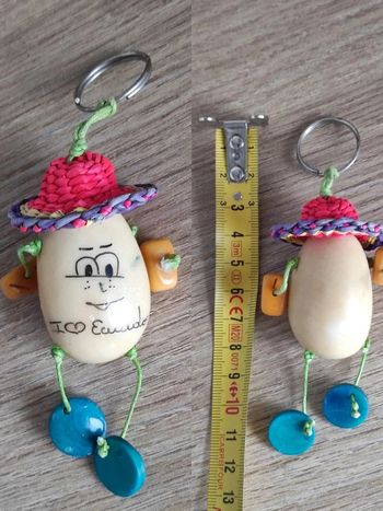 Porte-clé I love Ecuador /  Fabrication Artisanale 🇪🇨