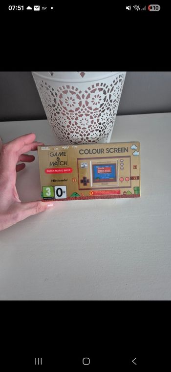 Nintendo Game Watch Super Mario Bros neuve