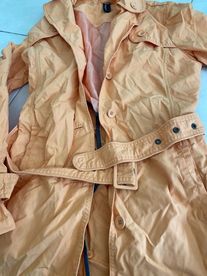 Tranch orange femme taille M - photo numéro 3