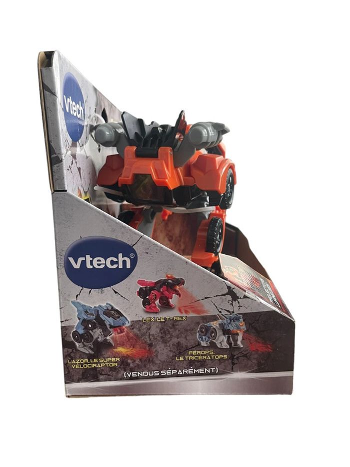 Switch And Go Dinos Fire Furex, le Super T-Rex 2 en 1 Vtech neuf - photo numéro 3
