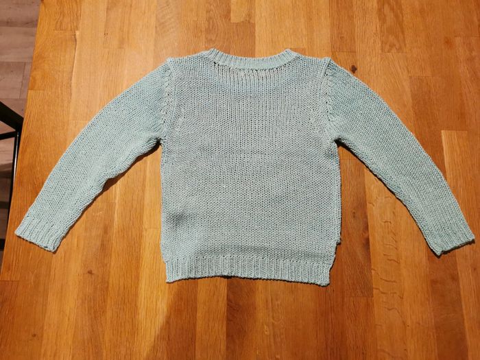 Pull grosse maille bleu pailleté 23 mois U Essentiel - photo numéro 6