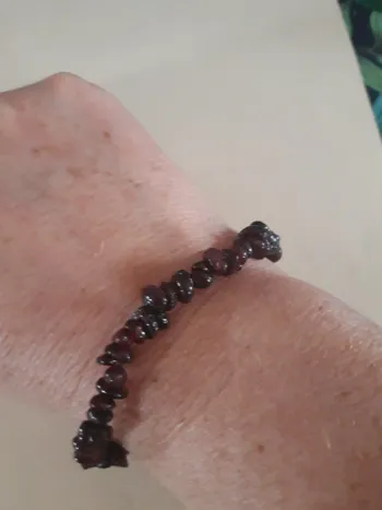 Bracelet élastique petites pierres reflets