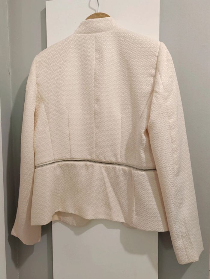 Blazer crème taille M - photo numéro 8