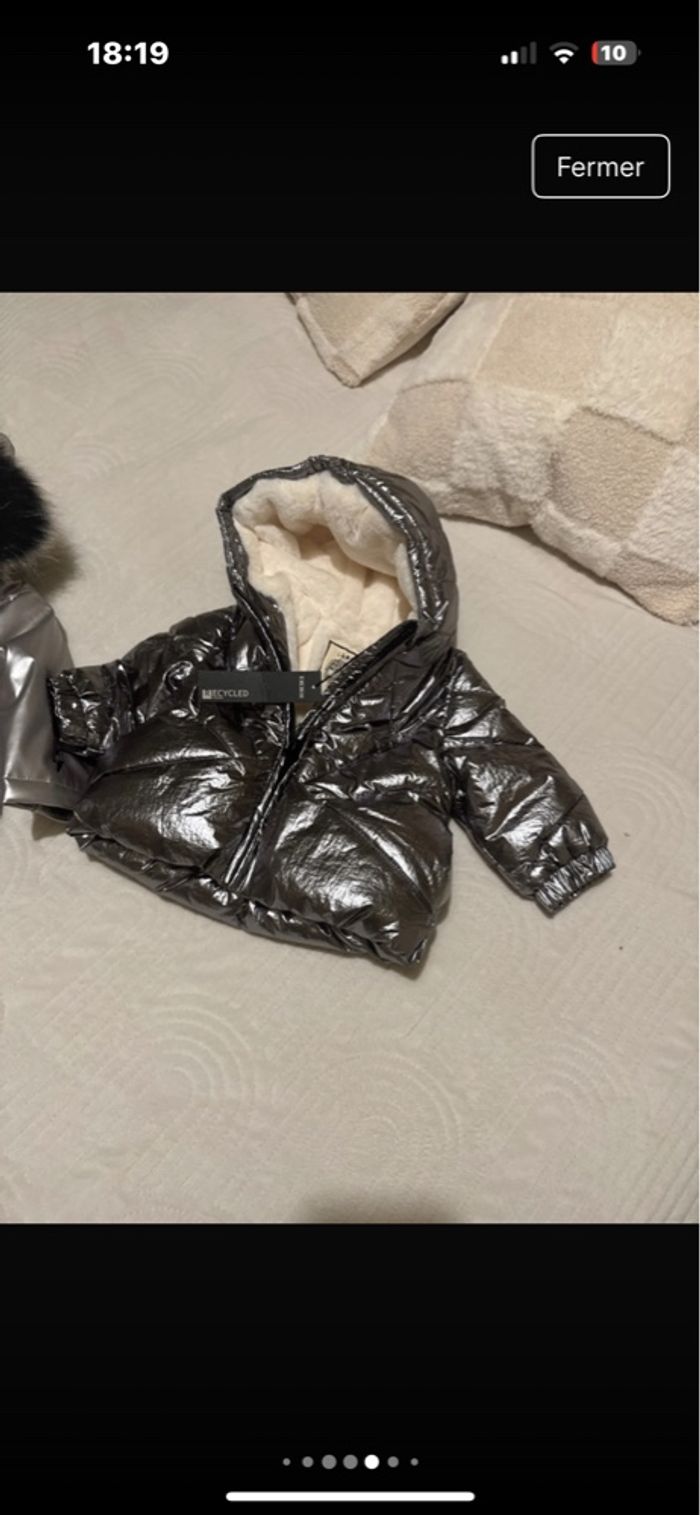 Lot deux doudounes hiver ikks 6 mois neuve - photo numéro 2