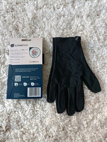 Gants éléphantskin noirs en L/xl compatible avec écran tactile