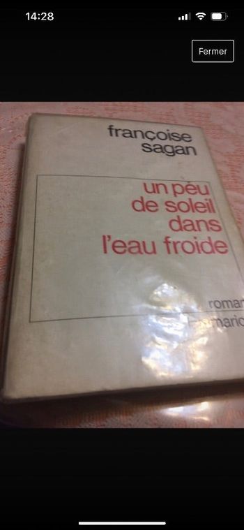 Livre roman de  Françoise Sagan