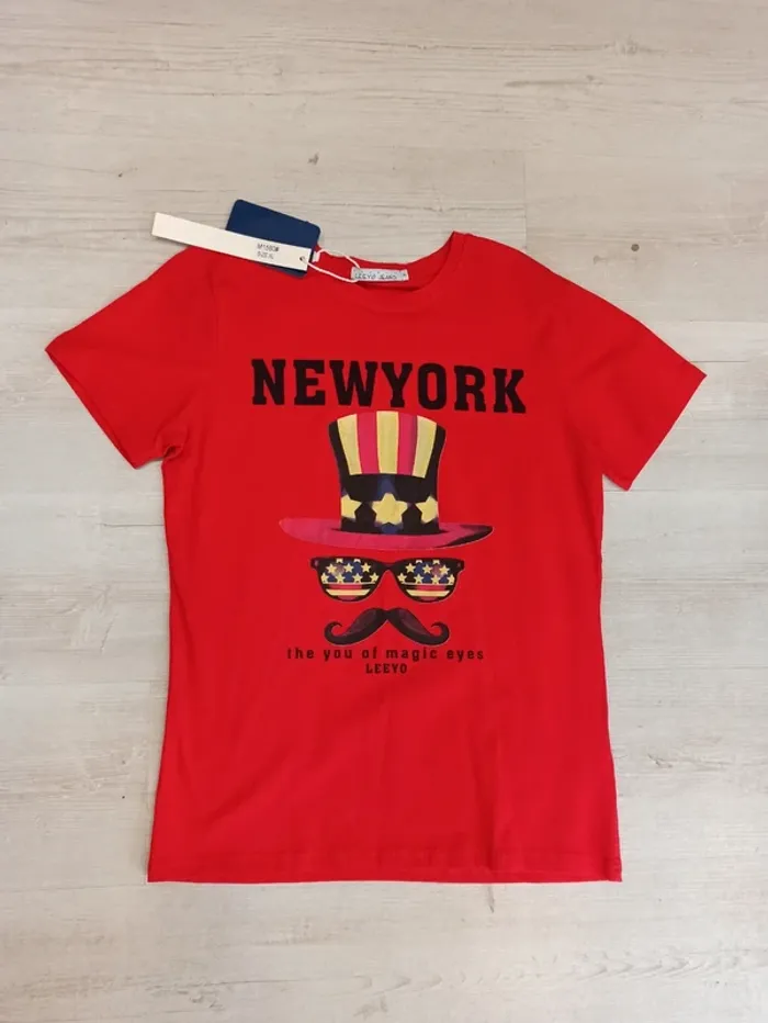 Tee shirt rouge homme L
