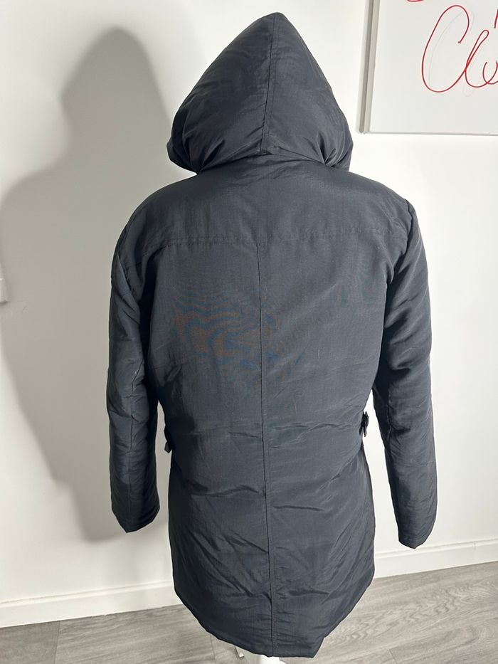 Parka doudoune noire duvet et plume le Coq Sportif T40 L - photo numéro 2