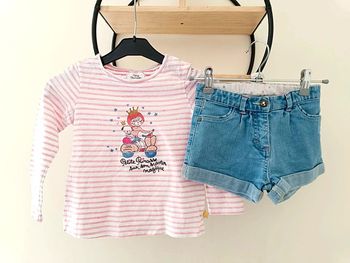 5 ans ensemble sergent major teeshirt et short