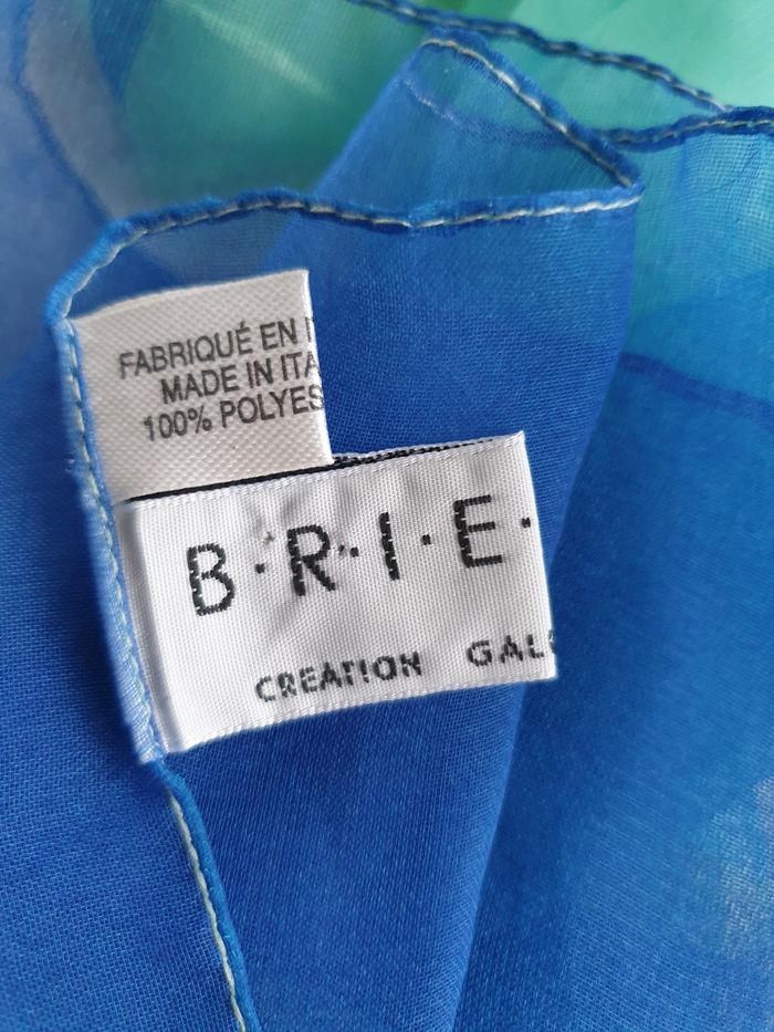 Foulard bleu et vert - photo numéro 6