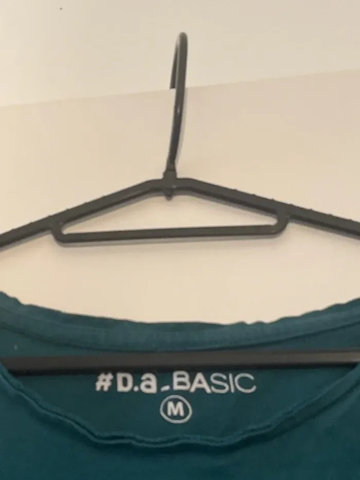 T shirt basique vert - photo numéro 3