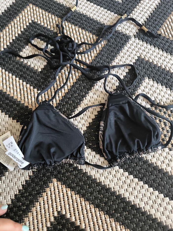 Haut de maillot de bain goldenpoint taille 80 neuf - photo numéro 2