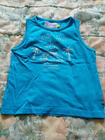 Débardeur la fabrique des garçons 4 ans.