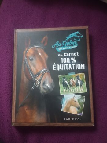 Livre - Mon carnet 100% équitation