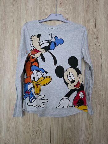 TEE-SHIRT MANCHE LONGUE GARÇON DISNEY MICKEY MOUSE TAILLE 6ANS