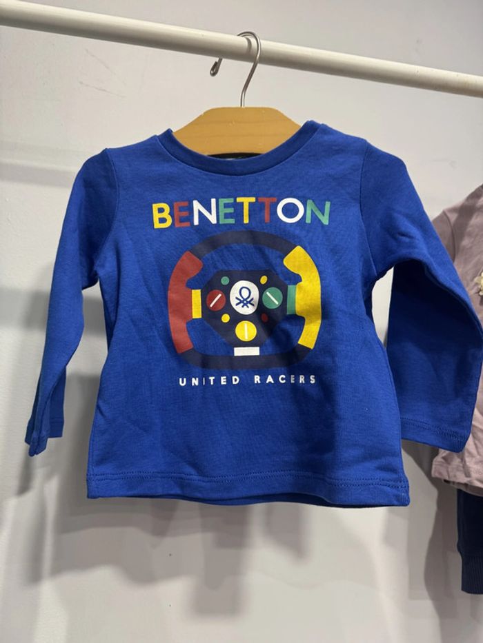 Lot de 2 T-shirt Benetton - photo numéro 2