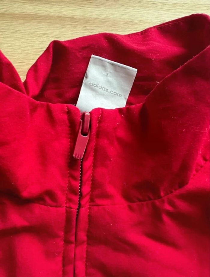 Doudoune Adidas sport vintage taille L (unisexe ) couleur rouge. - photo numéro 14