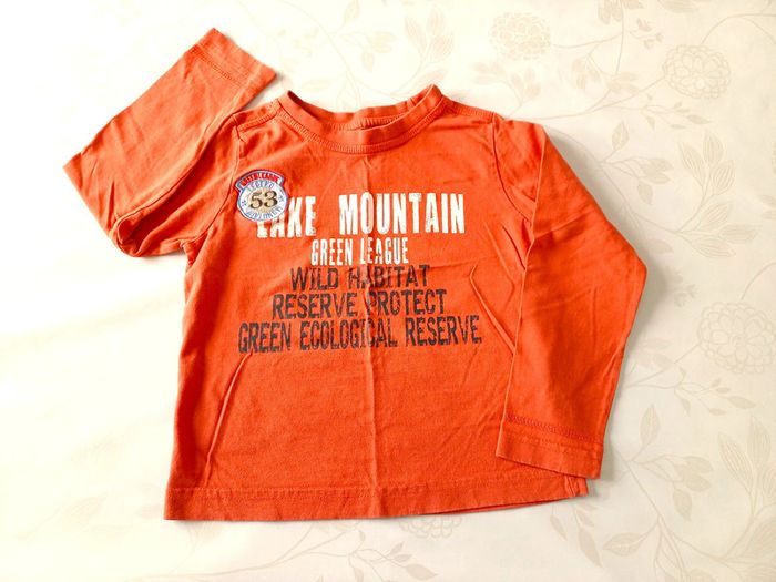 T-shirt orange Tissaia 5 ans - photo numéro 2