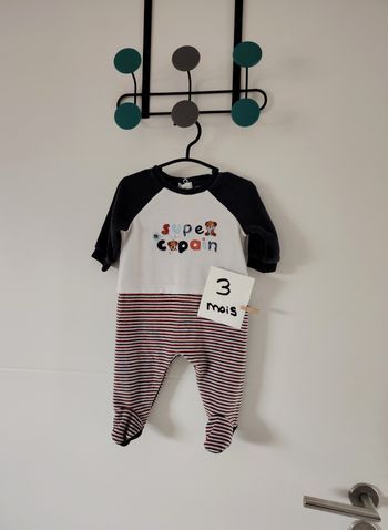 pyjama sergent major 3 mois