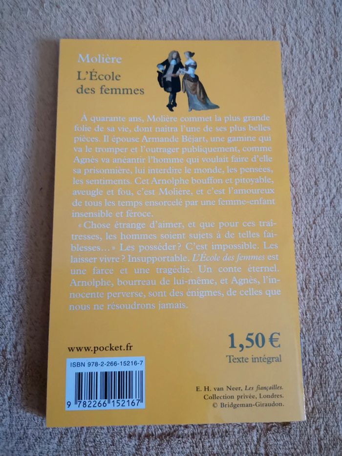 Livre L'école des femmes - photo numéro 2