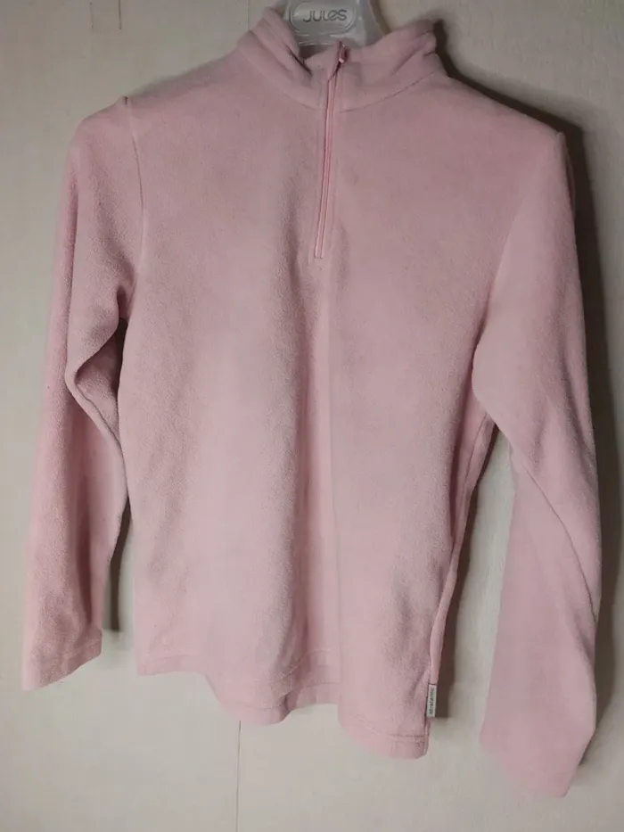 Veste douce rose "oxylane" - photo numéro 2