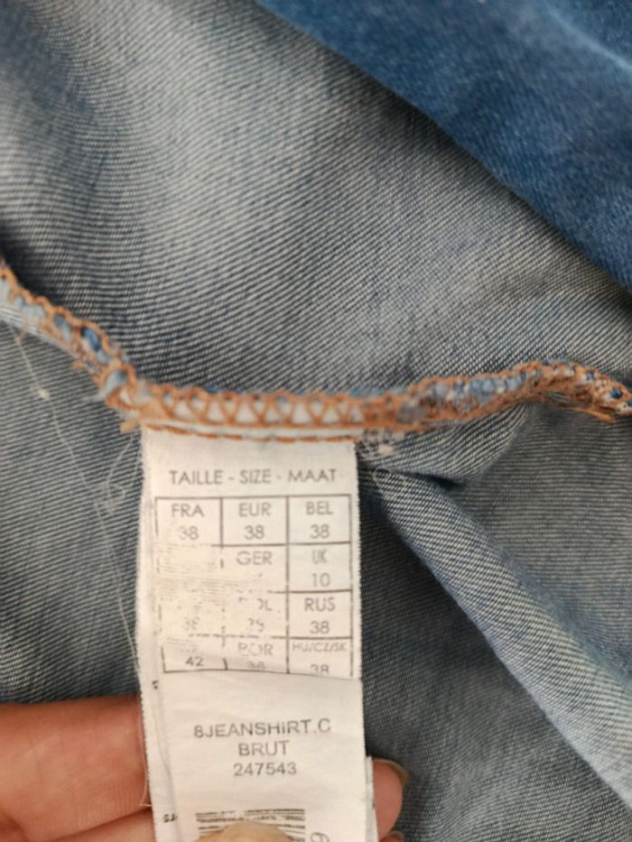 Chemise en jean Mim Taille M - photo numéro 6