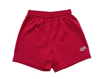 Short rouge.  Pro Touch. Polyester. Taille 8 - 10 ans. XXS