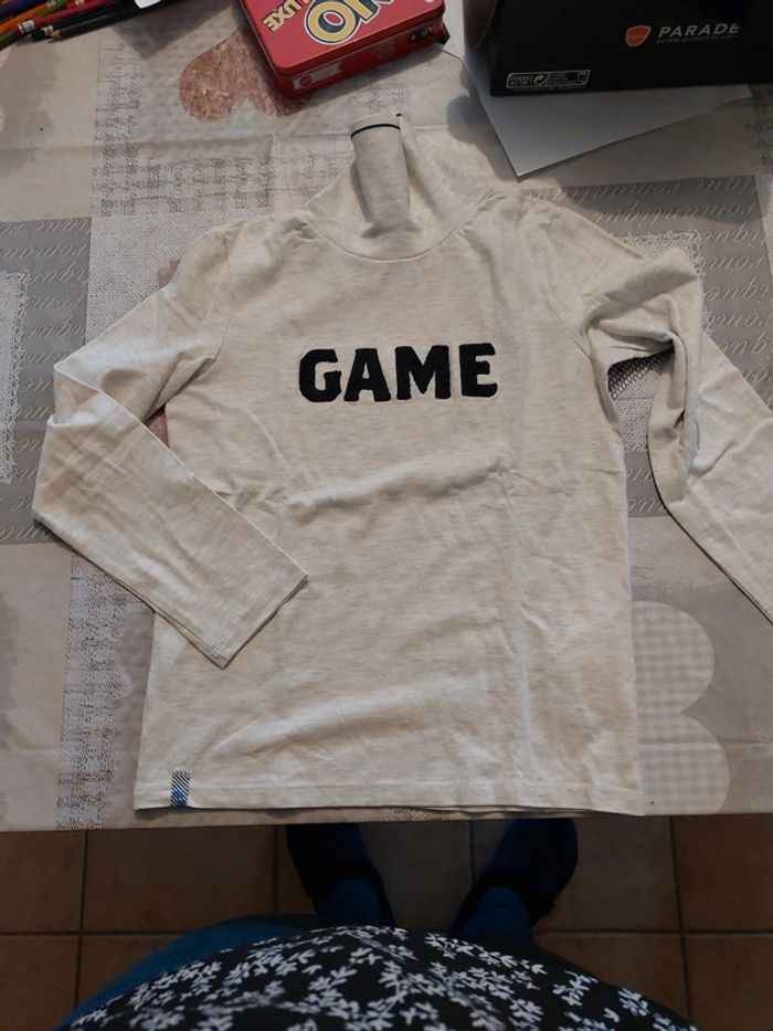 T-shirt col roulé Sergent Major 8A neuf - photo numéro 2