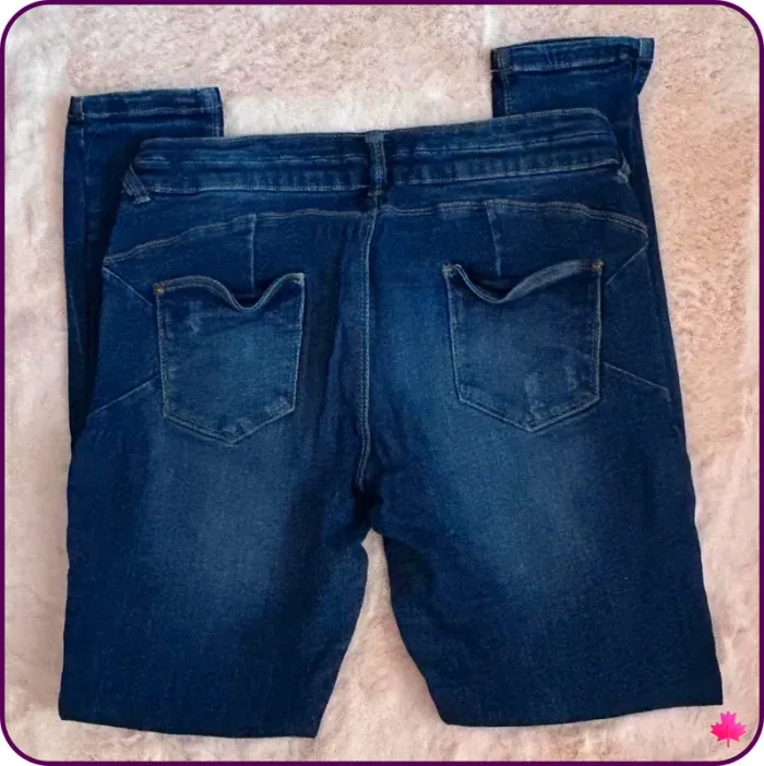🌷jeans skinny bleu foncé 🌷 - photo numéro 5