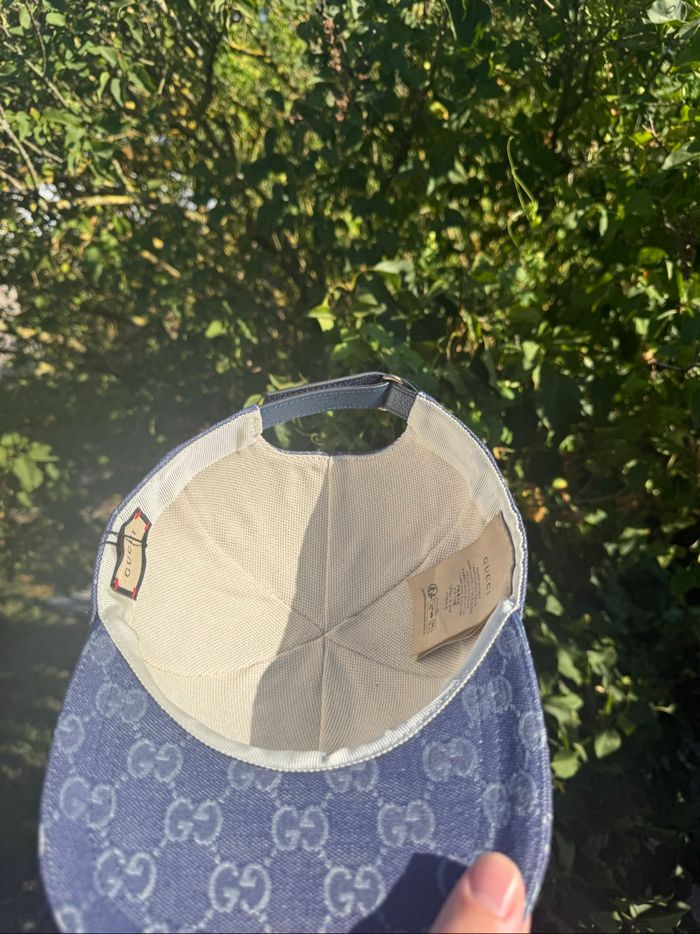 Casquette gucci dubai bleu - photo numéro 5